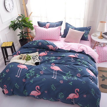 Flamingo Oasis | 3pcs Duvet Cover Set