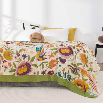 Soft Blossom Breeze Coverlet