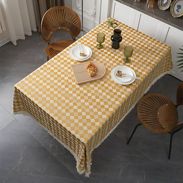 Heritage Checkered Tablecloth