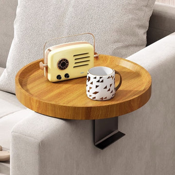 Sofa Armrest Walnut Tray