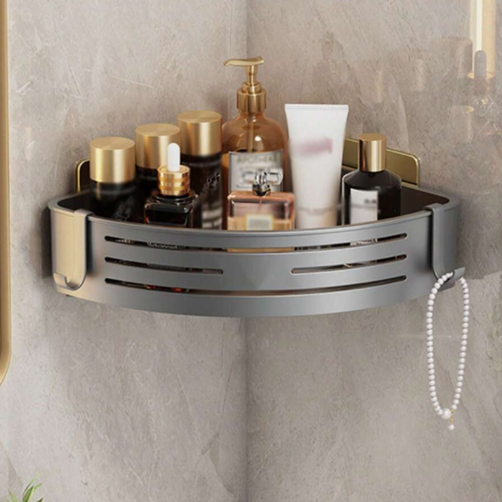 Aluminum Corner Shower Caddy Rack