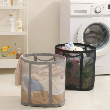 Foldable Mesh Laundry Basket