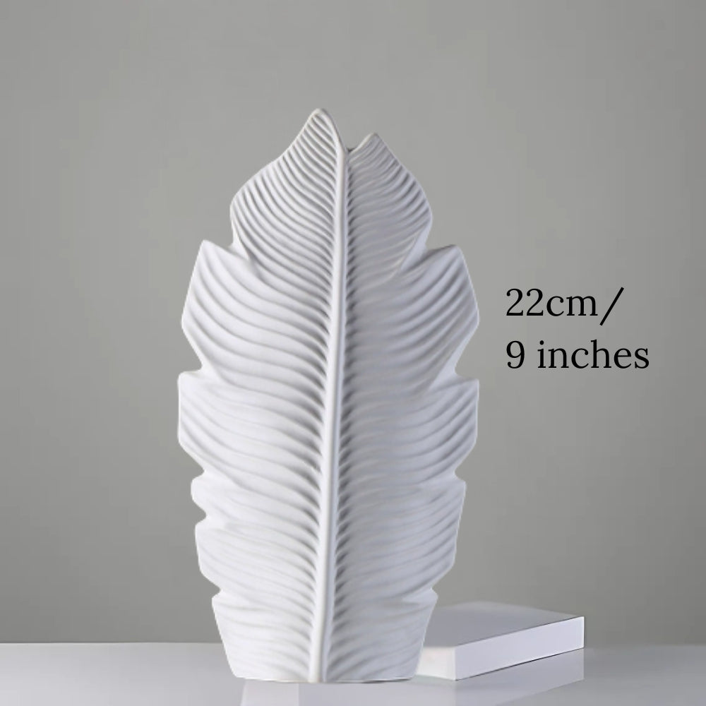 Leafline Ceramic Vase